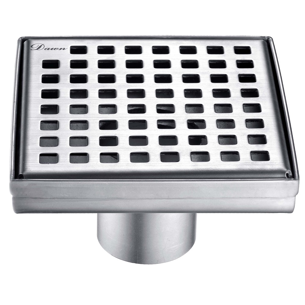 Square Shower Drain Dawn LAN050504  River Series Stamping Technique & Press in the Base 5 L 5 L Dawn Kitchen & Bath Products Inc. 
